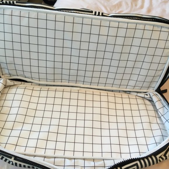 kate spade saturday blue pink large weekender travel gym tote bag - Picture 13 of 16